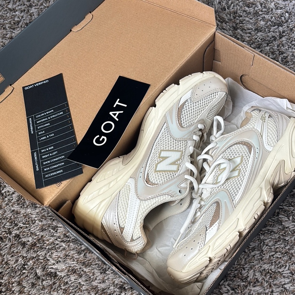 New Balance Beige Athletic Shoes